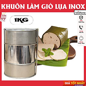 Mua Khuôn Làm Giò Lụa Inox Sáng Bóng Không Gỉ Loại 500g - 1kg  Khuôn Giò Lụa Hay Khuôn Làm Chả Lụa