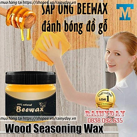 Mua Sáp ong Beewax lau đánh bóng sàn đồ gỗ nội thất 3 tác động làm mới chống thấm nước