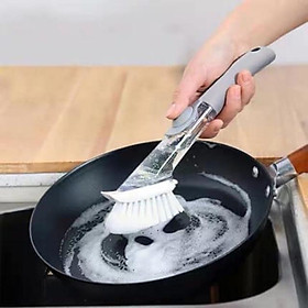 Mua Bàn Chải Cọ Đa Năng Có Ngăn Chứa Dầu Trong Suốt Thông Minh
