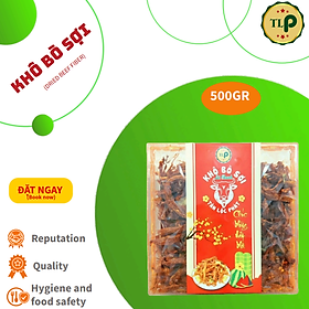 MẪU TẾT  500GR KHÔ BÒ SỢI THƠM NGON TÂN LỘC PHÁT