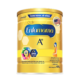 Sữa Bột Bầu Enfamama A+ với 360° Brain Plus - Vị Vanilla - 400g