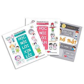 Bộ Ba Hạnh Phúc: Học Nói Lời Cảm Ơn + Học Nói Lời Xin Lỗi + Con Cái Chúng Ta Khổ Thật Và Chúng Ta Cũng Thế!