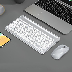 Mua Bộ Bàn phím chuột không dây W609 có khe để điện thoại   máy tính bảng - kết nối bluetooth 5.0 + Usb 2.4g Pin sạc TypeC hàng nhập khẩu