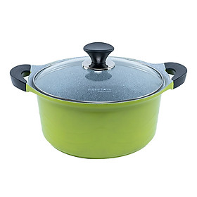 Nồi Cote H pro HAPPY HOME CH24 Có Nắp - Xanh Neon (Size 24cm)