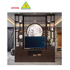Mua Kệ tivi kiêm vách ngăn phòng khách và nhà bếp 3VTV05 - Nội thất lắp ráp Viễn Đông