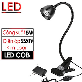 Mua Đèn đọc sách kẹp đầu giường LED COB chiếu rọi 5W  Tích hợp đèn ngủ  Đèn rọi trang trí soi tranh
