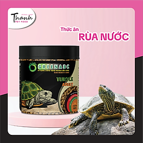 Thức ăn bò sát Rùa Nước nhãn GREENABC – Cung cấp protein, canxi, lipid giúp tăng kích thước, mai cứng - Hộp 50g và 230g