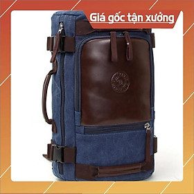 ️️ Balo Canvas Phối Da Nam Thời Trang Đồ Da Thành Long TLG 205937