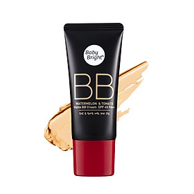 Kem nền dưa hấu và cà chua Baby Bright Watermelon & Tomato Matte BB Cream SPF45 PA++ 30g #23 True Beige