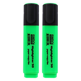 Vỉ 2 Bút Dạ Quang Marvy 50