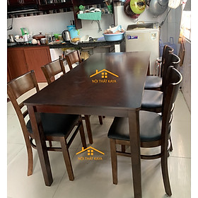 Mua Bộ bàn ăn Cabin 1m6 và 6 ghế