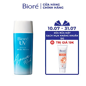 Gel Chống Nắng Màng Nước Dưỡng Ẩm Bioré UV Aqua Rich Watery SPF50+/PA++++ 90ml