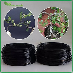Mua Cuộn dây kẽm bọc nhựa đen buộc cành hoa  uốn cành tạo dáng bonsai