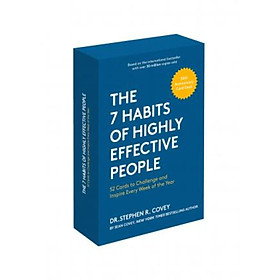 Ảnh bìa Sách - The 7 Habits of Highly Effective People : 30th Anniversary Card Deck by Stephen R. Covey (US edition, paperback)