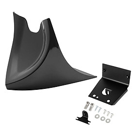 Motorcycle Chin Lower Front Spoiler Replacement for  2004-2017 Matte Black