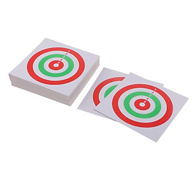 100 Pcs Archery Target Paper Face For Arrow Bow  Hunting Training