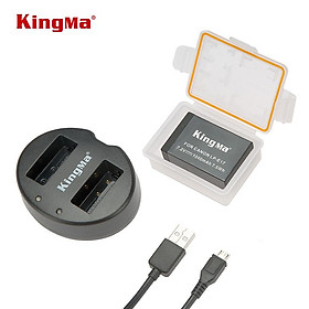 Combo 1 pin 1 sạc đôi Kingma for Canon LP-E17 - Hàng chính hãng