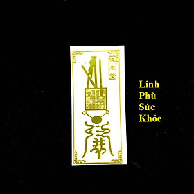 Mua Linh Phù Sức Khỏe  Dùng linh phù để dán điện thoại  laptop  xe máy  xe hơi  bàn thờ ông địa hay vị trí làm việc  gối đầu giường  kích thước 4.5x3cm  màu vàng - TMT Collection - SP005354