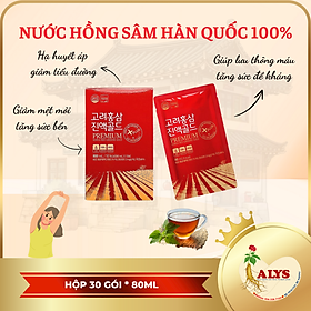 Nước Hồng Sâm Hàn Quốc 100% ( Hộp 80ml x 30 gói) Daedong
