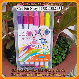 Bút lông màu 12-18-24 màu GSTAR LM609 cho bé thỏa sức sáng tạo