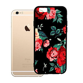 Ốp lưng viền TPU cao cấp dành cho iPhone 6 Plus - Rose 01