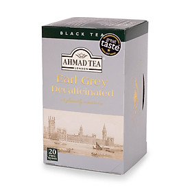 Hình ảnh TRÀ AHMAD ANH QUỐC - BÁ TƯỚC (40g) - Earl Grey Decaffeinated - Không chứa Caffeine