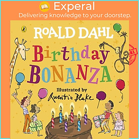 Sách - Roald Dahl: Birthday Bonanza by Quentin Blake (UK edition, boardbook)