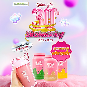 [SALE 40%] Bột Ngũ Cốc Hỗ Trợ Giảm Cân Thay Thế Bửa Ăn Shake Baby Giúp Kiểm Soát Cân Nặng, Cải Thiện Vóc Dáng từ Hàn Quốc (750g)