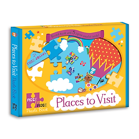 Download sách Sách xếp hình tương tác: Thế giới xung quanh- Places to visit (Jigsaw book)