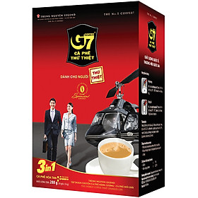 Trung Nguyên Legend - Cà phê hòa tan G7 3in1 - Hộp 18 sticks x 16gr (gói dài)