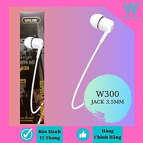 Tai Nghe Winlink W300 Samsung, Oppo, Vivo, Vsmart - Jack 3.5MM - hàng