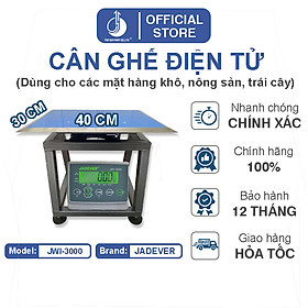 Mua Cân Ghế Điện Tử JWI-3000 - Mặt Bàn Cân 300x400MM