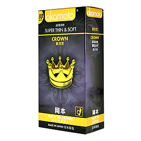 Bao Cao Su Okamoto Crown Kích Cỡ Nhỏ (10 Cái)