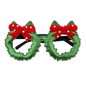 Christmas Tree Glasses Adult Kids Novelty Fancy Dress Party Eyeglasses Gift