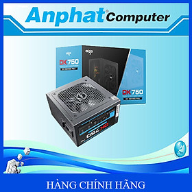 Mua Nguồn máy tính AIGO DK750 Cáp dẹp  APFC  85+ EFICIENCY - Hàng Chính Hãng