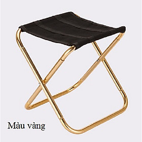 Bộ ghế gấp gọn, tiện lợi sử dụng đi câu cá, dã ngoại ngoài trời chịu được tải trọng lớn ( Tặng kèm đèn pin mini bóp tay không sử dụng pin ngẫu nhiên )