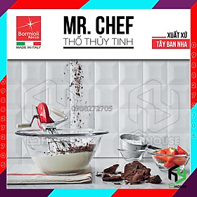 Thố trộn bột thủy tinh - Tô trộn salad thủy tinh Mr-Chef (Bormioli Rocco)