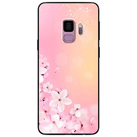 Ốp lưng in cho Samsung S9 Mẫu Đào Hồng