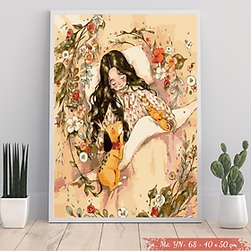 Mua Tranh Sơn Dầu Số Hoá Tự Tô Màu - YN 68