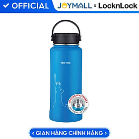 Mua Bình Giữ Nhiệt Lock&Lock RigaTumbler màu xanh dương LHC4160BLU dung tích 897ml - Hàng chính hãng  thép không gỉ - JoyMall