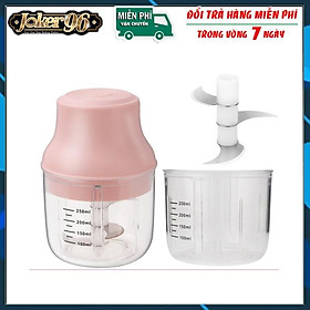 Mua Máy Xay Mini Sạc Điện  Xay Đồ Ăn Dặm Cho Bé Dung Tích 250ml Hàng Siêu Bền