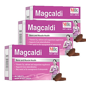 3 Hộp Thực phẩm Magcaldi Bổ sung các vitamin canxi, magie và vitamin D3 dành cho phụ nữ , người lớn 