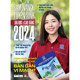 Hình ảnh Cẩm nang tuyển sinh đại học và cao đẳng 2024