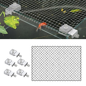 Mesh Screen Net Aquarium Screen Net Anti- Nets with Net Holder Anti-jumping DIY Sturdy for Fish Tank Gadget Net Mesh Aquarium Cover