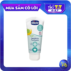 Kem Đánh Răng Hương Chuối - Táo 6M+ Chicco (50ml)