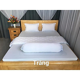 Ga - Drap Giường Lẻ Thun Mát Lạnh Lan Pham Bedding - Trắng