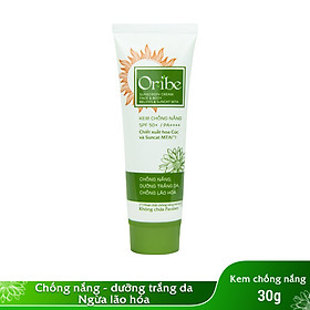 Kem Chống Nắng Vật Lý và Hoá Học, Dưỡng Ẩm, Dưỡng Trắng Da - Oribe Sunscreen Cream SPF50+ PA+++ - 30g