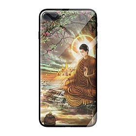 Ốp lưng kính cường lực cho iPhone 8 Plus PHẬT 200 - Hàng chính hãng