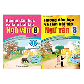 Sách - Combo Hướng Dẫn Học Và Làm Bài Tập Ngữ Văn 8 tập 1 + 2 - Biên soạn theo CT GDPT mới - Kết Nối