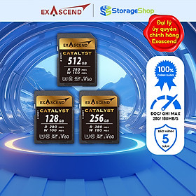 Thẻ nhớ Exascend Catalyst SDXC UHS-II V60 Hàng chính hãng
